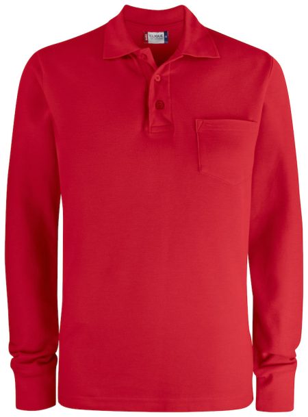 images Clique Basic Polo Pocket LS