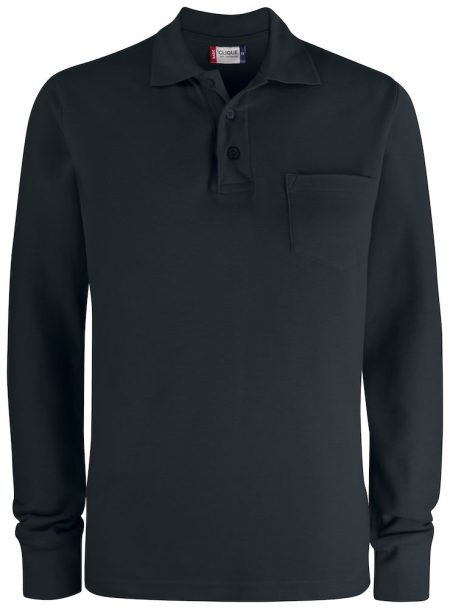 images Clique Basic Polo Pocket LS