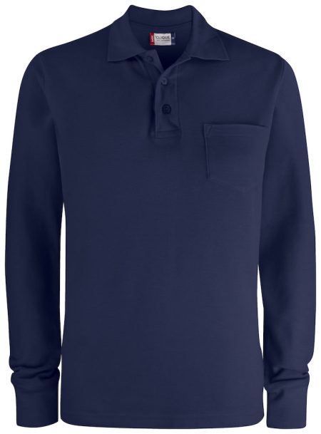 images Clique Basic Polo Pocket LS