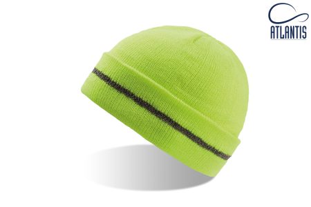 Keltainen pipo heijastimella